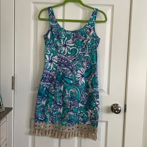 Lilly Pulitzer Mini Tassle Dress